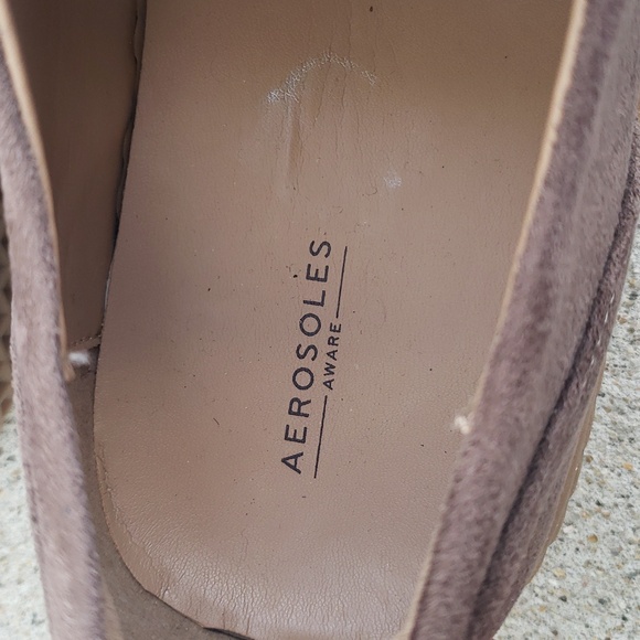 Aerosoles Womens Wave Ebbie Sherpa Top Ankle Boots Sneaker Medium Taupe Size 7.5 - Picture 13 of 15